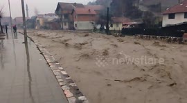 Extreme flooding in Serbia