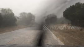 Inside the hail core of a Texas storm