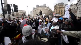 Uganda high commission Protest