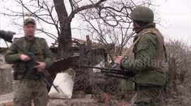 Breaking news Ukraine reconnaissance drone shot down over DPR controlled Nikolaevka