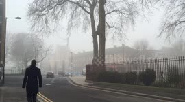 Thick fog blankets east London amid delay warnings