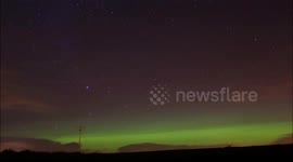 NEW YEAR EVE AND MORNING AURORA DONEGAL, IRELAND