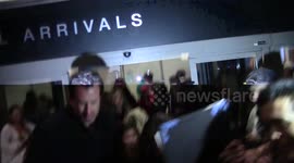 Selena Gomez arrives at LAX