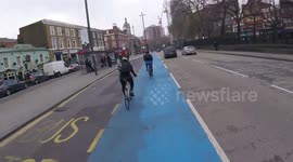 Wiggo was right, you wouldn't jump a red light in a car!