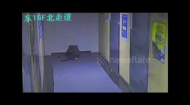 Alleged thief takes a nap on the floor of the building he was robbing