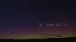 Beautiful Northern Lights footage over Donegal Bay, Ireland