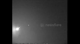 Huge 'meteor' streaks over UK skies