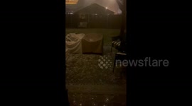 US: Severe Thunderstorms With Large Size Hail Hit Northern Texas, Power Outage Reported 2