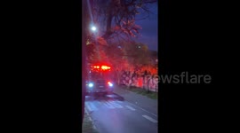 Chile: Massive Blaze Erupts At Factory In Cerrillos, Spreads To Nearby Buildings