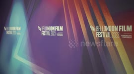 'Bonus Track' stars walk the red carpet at the 2023 London Film Festival, UK