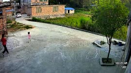 'Mummm!' Heartbroken toddler chases after car as parents leave for work in China
