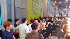 Gundam robot event opens in Bangkok, Thailand