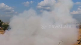 Parades and military maneuvers organized by the Palestinian Islamic Jihad movement in Gaza Strip