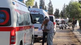 Funeral procession honoring fallen Syrian military personnel takes place in Homs
