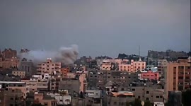 Israeli air forces target in residential area in Gaza