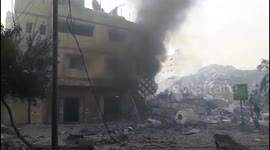 Israel Bombs Houses In Central Gaza Strip