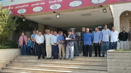 Jordanians responded to a call from youth, national, and Islamic organizations in support of the Palestinian people and in solidarity with the battle launched by the resistance.