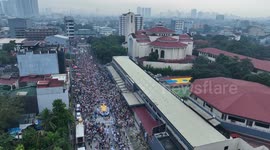 Thousands of devotees attend La Naval de Manila festival in the Philippines