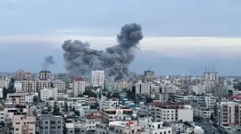 Gaza Comes Under Israeli Bombardment
