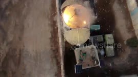 Scenes from the Al-Qassam Brigades crossing the front line