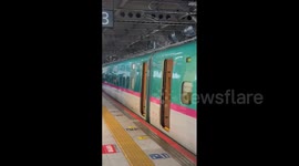 Six injured after coming into contact with chemical fumes on bullet train to Tokyo
