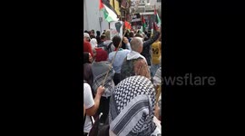 UK: Pro-Palestine Rally Held In Birmingham After Hamas Attacked Israel 2