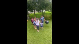 Excited dad-to-be reveals the gender of baby #4 in a SMASHING fashion