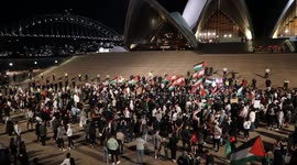 Pro-Palestine rally held in Sydney following Hamas' attacks on Israel