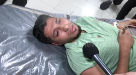 Interviews with injured Palestinians in Al-Shifa Hospital
