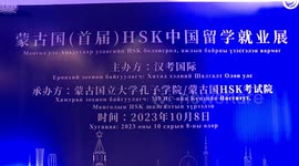 Mongolia holds expo on Chinese language study, career in Chinese enterprises
