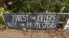 Pro-Palestinian protesters target Leicester drone factory they accuse of supplying weapons to Israel