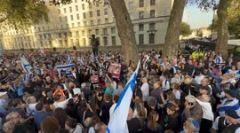 Jewish community hold vigil in London in response to Hamas' attacks on Israel
