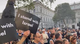 Thousands attend London vigil in solidarity with Israel after Hamas attacks