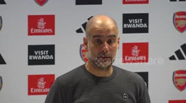 Arsenal 1-0 Man City: Pep Guardiola press conference in London, UK