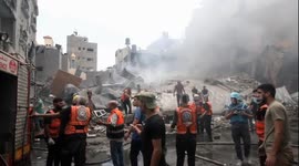 Dozens killed and wounded in Israel air raids on Gaza refugee camps