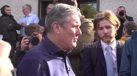 Starmer and Sarwar react to Labour's by-election victory in Rutherglen, Glasgow, UK