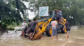 Heavy rainfall displaces thousands in southern Myanmar