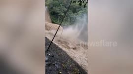 Tourist swimming near dam spillway swept away by flash flood