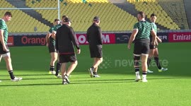 Wales train in Nantes, France ahead of their World Cup clash against Georgia