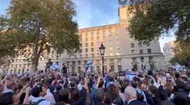 UK: Vigil Held For Victims Of Hamas’ Attack On Israel Outside Downing Street, London