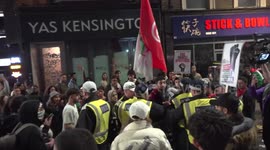 Palestine Solidarity Campaign demonstration takes place in London, UK