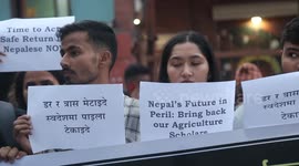 Candlelight prayer for the Nepalese students killed in Israel by Hamas