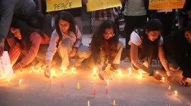 Candle Light prayer for the Nepalese students killed in Israel by Hamas
