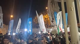 Massive support march at Fatih Mosque for Palestine amid Gaza attacks