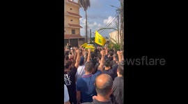 Lebanon: Funeral Held For Hezbollah Militant Killed During Israeli Air Strike