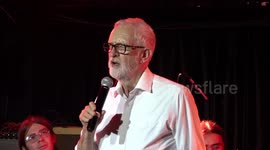 Jeremy Corbyn refuses to condemn Hamas in speech at The World Transformed festival in Liverpool, UK