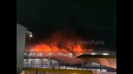 fire at luton airport