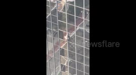 US: “Pro-Life Spiderman” Climbs Skyscraper In Chicago