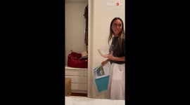 Girls try capturing a spider that has invaded their room *Hilarious Fail*