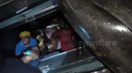 Over 50 reported injured after North East express train derails In Bihar Northern India